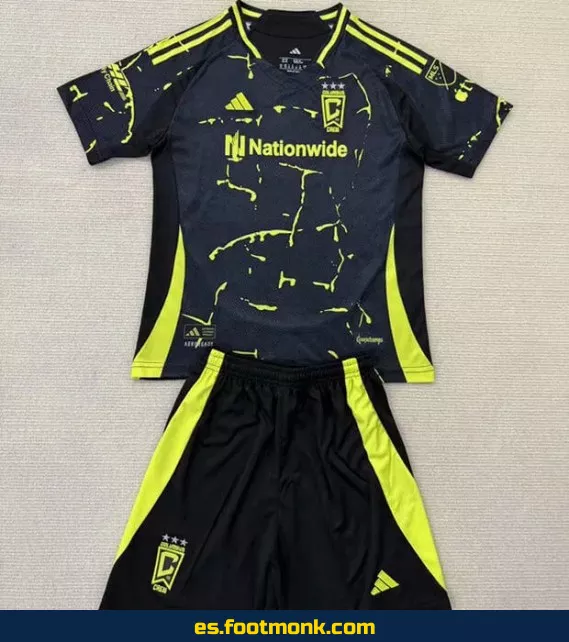 Camiseta Oficial del Columbus Crew Niños 2025-2026 - Tercera Equipación