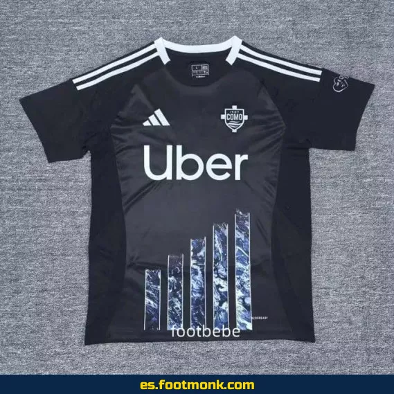 Camiseta Como 1907 Tercera Equipación 2024-2025 Negra – Edición Especial