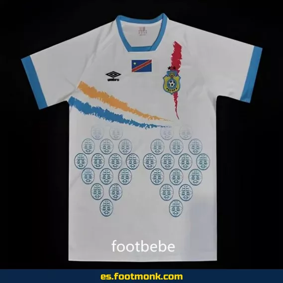 Camiseta Congo 2023-2024 Edición Visitante Blanca – Fútbol Selecciones
