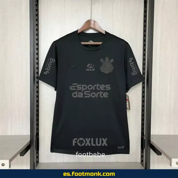Camiseta Corinthians 2024-2025 Exterior Negro - Edición Oficial