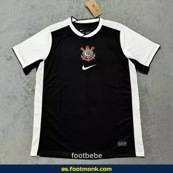 Camiseta Corinthians 2025-2026 Exterior Negro - Edición Oficial