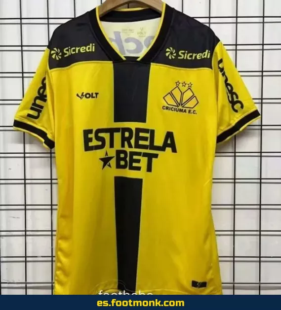 Camiseta Oficial Criciuma 2025-2026 Amarilla – Edición Especial