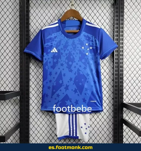 Camiseta Oficial Cruzeiro Niños 2024-2025 Local Azul – Edición Nueva Temporada