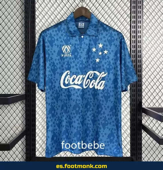 Camiseta de fútbol vintage Cruzeiro 1993-1994, camiseta oficial de equipo, réplica clásica, camiseta retro de fútbol, camiseta de clubes y selecciones, camiseta personalizada con nombre, camiseta de fútbol de buena calidad, edición limitada, camiseta para adultos y niños, compra online y a domicilio