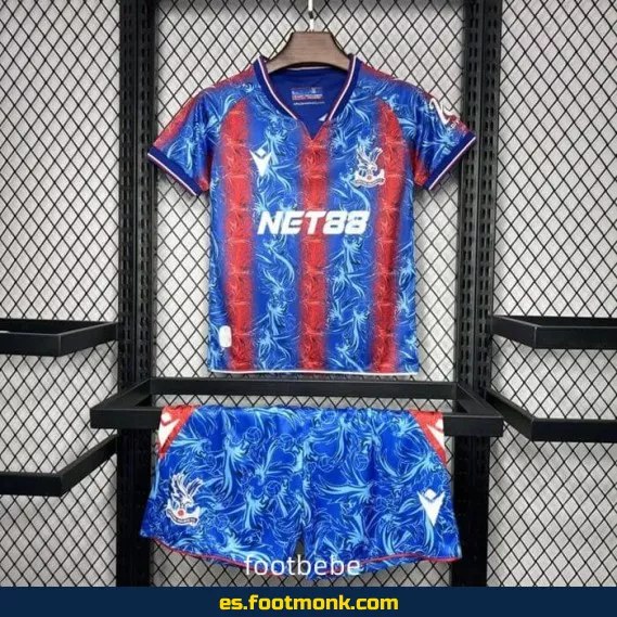 Camiseta Crystal Palace Niños 2024-2025 Local – Edición Oficial, Envío a Domicilio