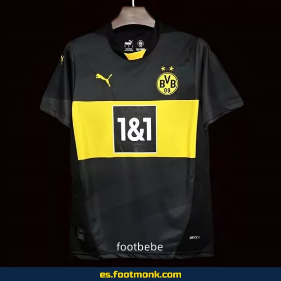 Camiseta Borussia Dortmund 2024-2025 Tercera Equipación Negra – Edición Oficial