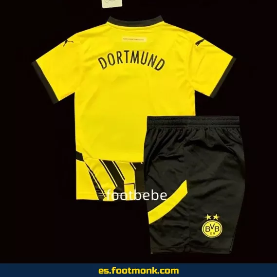 Camiseta Borussia Dortmund Niños 2024-2025 Champions League – Edición Oficial