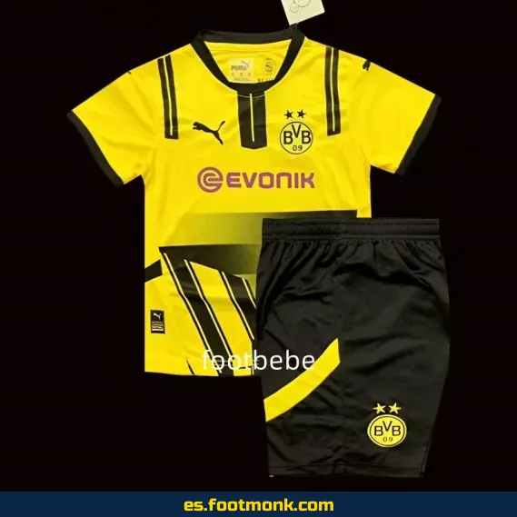 Camiseta Borussia Dortmund Niños 2024-2025 Champions League – Edición Oficial