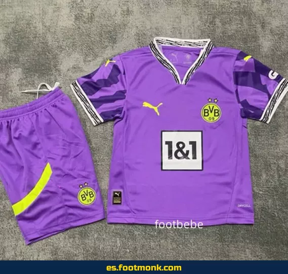 Camiseta Oficial Borussia Dortmund Niños 2025-2026 Violeta – Edición Especial