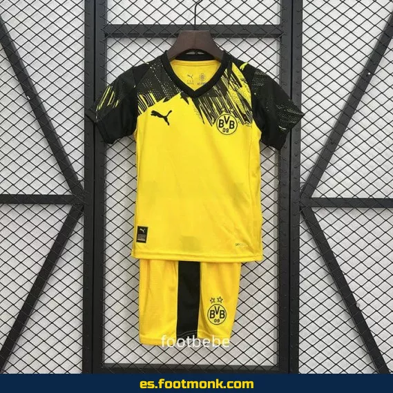 Camiseta Oficial Borussia Dortmund Niños 2025-2026 Local – Compra Online