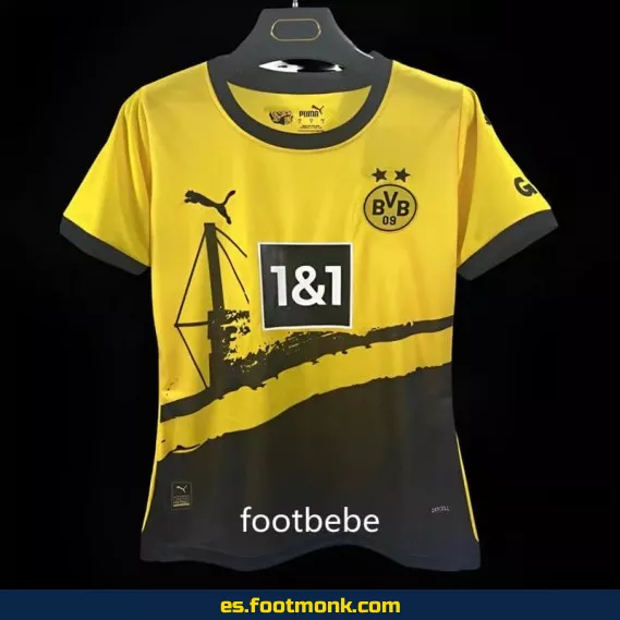 Camiseta Borussia Dortmund Mujer 2023-2024 Local – Edición Oficial