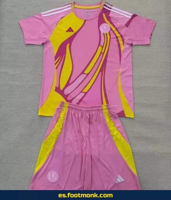 Camiseta Escocia Niños 2025-2026 Rosa – Edición Oficial