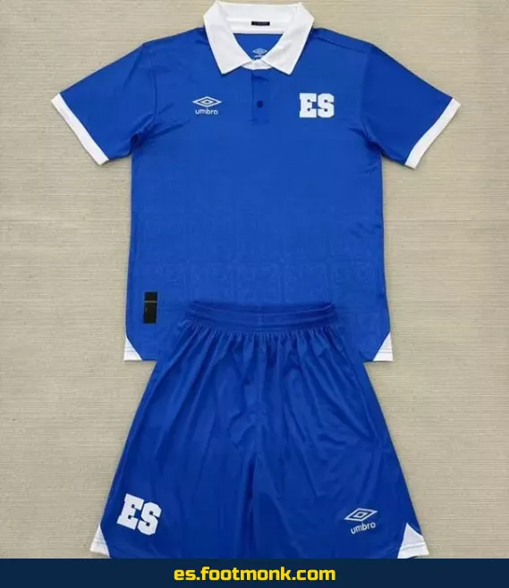 Camiseta Oficial de El Salvador Niños 2025-2026 - Edición Domicilio - Compra Online