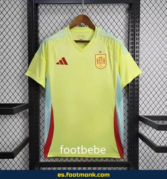 Camiseta Oficial de España Euro 2024 Visitante Amarilla – Edición Especial