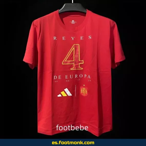Camiseta Oficial de España Euro 2024 - Edición Especial Roja