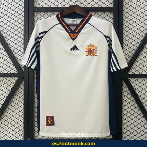 Camiseta España Vintage 1998 Exterior - Edición Retro - Réplica Oficial