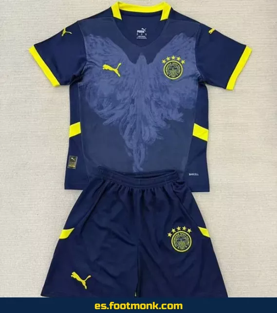 Camiseta Fenerbahçe Niños 2025-2026 Azul – Oficial, Personalizada y de Edición Especial