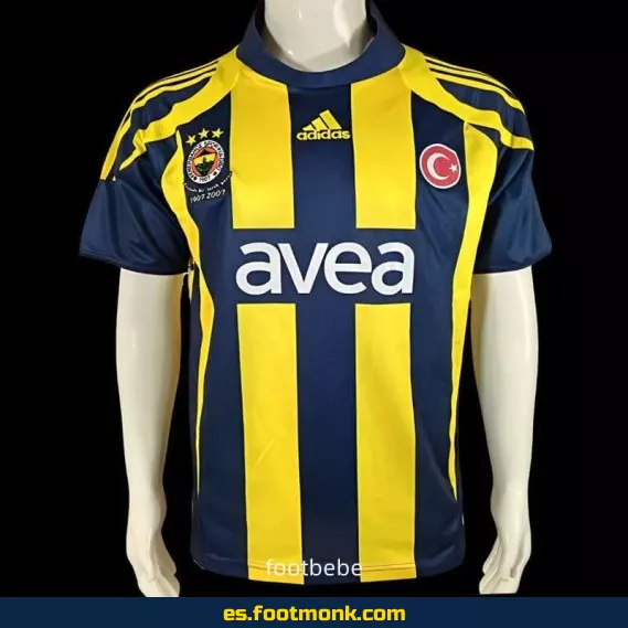 Camiseta Fenerbahçe Vintage 2007-2008 Local - Edición Retro - Fútbol Clásico