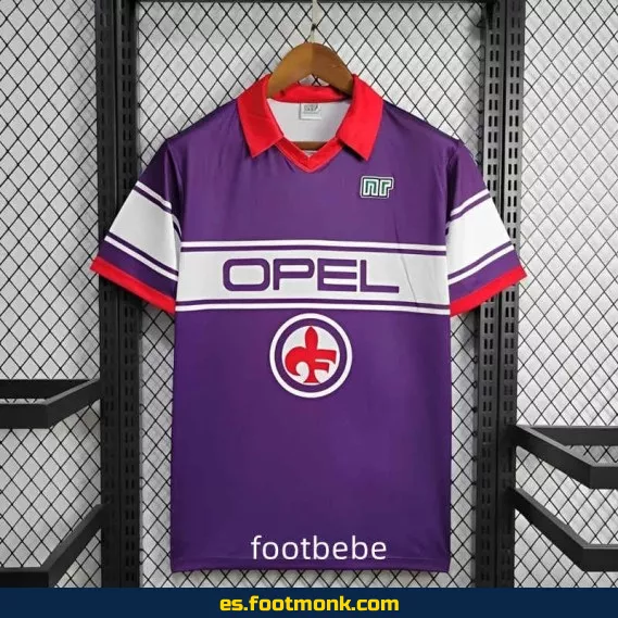 Camiseta retro Fiorentina 1984-1985 local violeta - Edición clásica de fútbol vintage