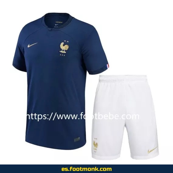 Camiseta de Francia Infantil Mundial 2022 Local - Oficial