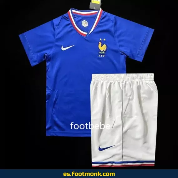 Camiseta Francia Niños Euro 2024 Local Azul – Oficial