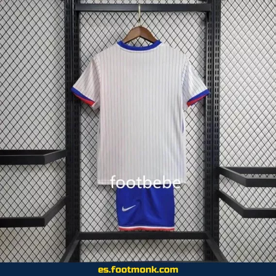 Camiseta de Francia para Niños Euro 2024 Visitante Blanca – Oficial