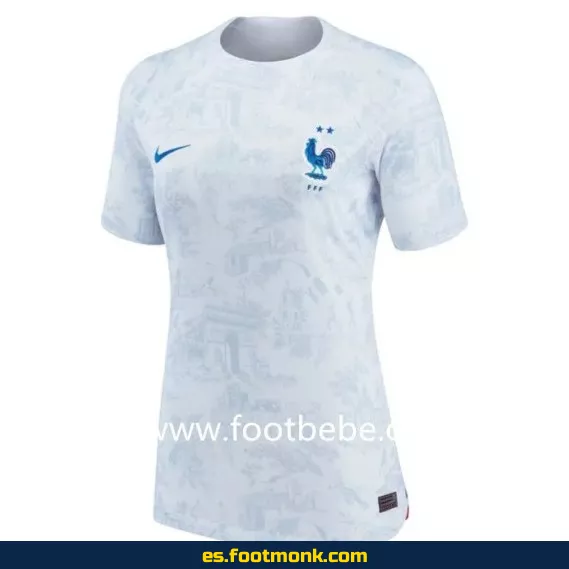 Camiseta Francia Mujer 2022 - Edición Exterior Copa del Mundo