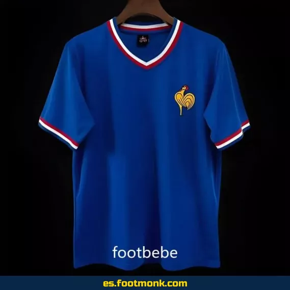 Camiseta Francia Vintage 1971 Local Azul – Edición Retro Oficial