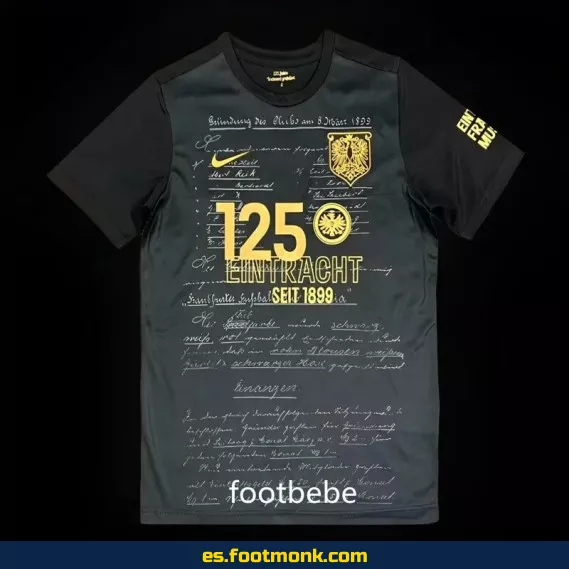 Camiseta Eintracht Frankfurt 2024 125 Aniversario Negra - Edición Especial