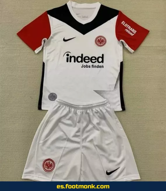 Camiseta Eintracht Frankfurt Niños 2024-2025 Local Blanca – Edición Oficial