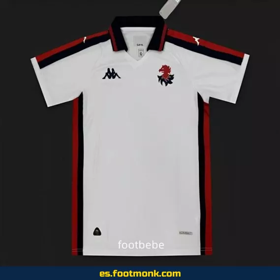 Camiseta Genoa C.F.C. 2024-2025 Visitante Blanca – Edición Oficial – Envío Rápido