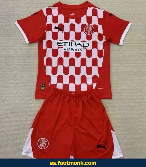 Camiseta Oficial Girona FC Infantil 2024-2025 - Primera Equipación - Envío a Domicilio