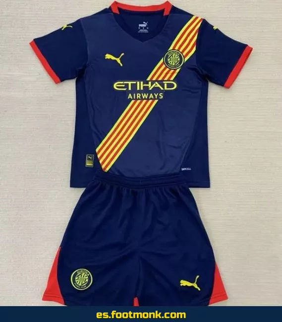 Camiseta Girona Niños 2024-2025 Tercera Equipación - Edición Oficial