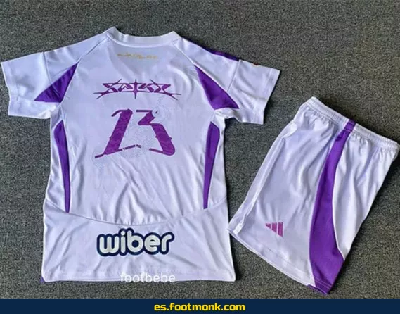 Camiseta Granada Niños 2024-2025 Cuarta Equipación Blanca – Edición Oficial