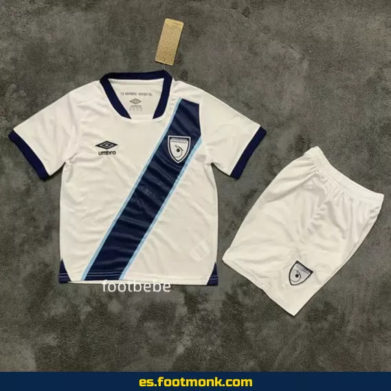 Camiseta Oficial de Guatemala para Niños 2025-2026 - Blanca | Edición Especial | Fútbol Infantil