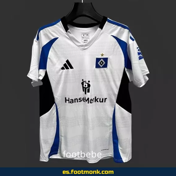Camiseta Oficial Hamburger SV 2024-2025 Local Blanca - Edición Nueva Temporada
