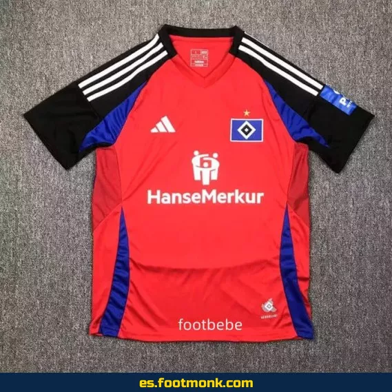 Camiseta Oficial Hamburger SV 2024-2025 Roja – Edición Nueva Temporada