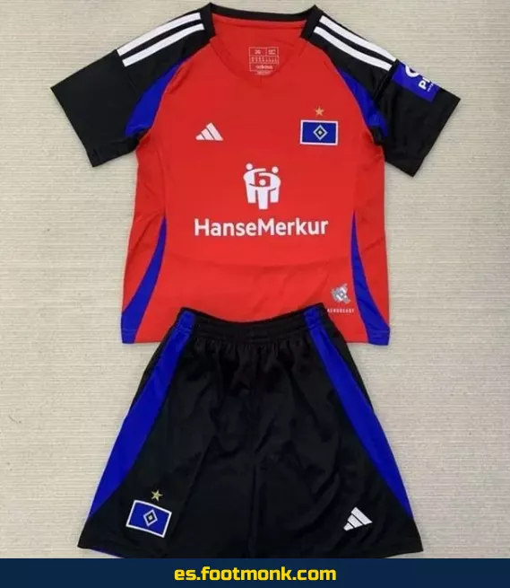 Camiseta Tercera Equipación Hamburger SV Niños 2024-2025 – Oficial y Personalizable