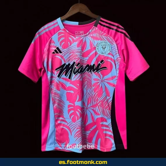 Camiseta Oficial Inter Miami 2024-2025 Rosa Rojo - Edición Nueva Temporada