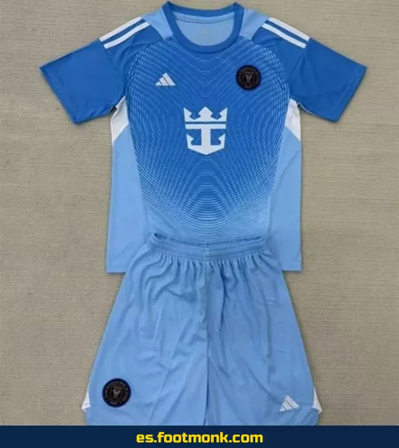 Camiseta Inter Miami Niños 2025-2026 Portero Azul – Edición Oficial