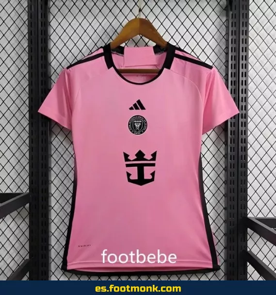 Camiseta Oficial Inter Miami Mujer 2024-2025 Local Rosa – Edición Nueva Temporada