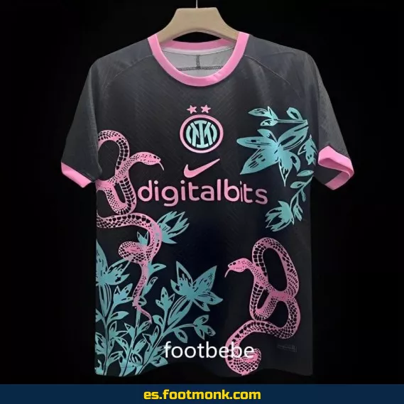 Camiseta Inter Milan Japón Nature 2024-2025 Negra - Edición Especial - Envío a Domicilio