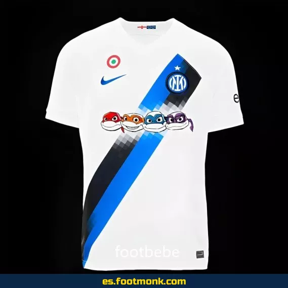 Camiseta Inter Milan Tortugas Ninja 2024 Blanca – Edición Especial