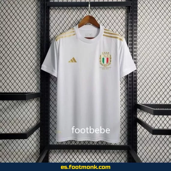 Camiseta Italia 125 Aniversario 2023 Blanca Edición Especial