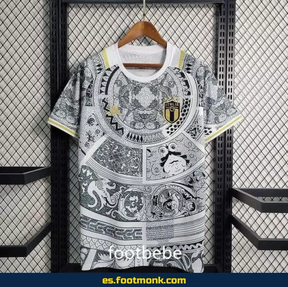 Camiseta de Entrenamiento Italia 2023-2024 Blanca – Oficial