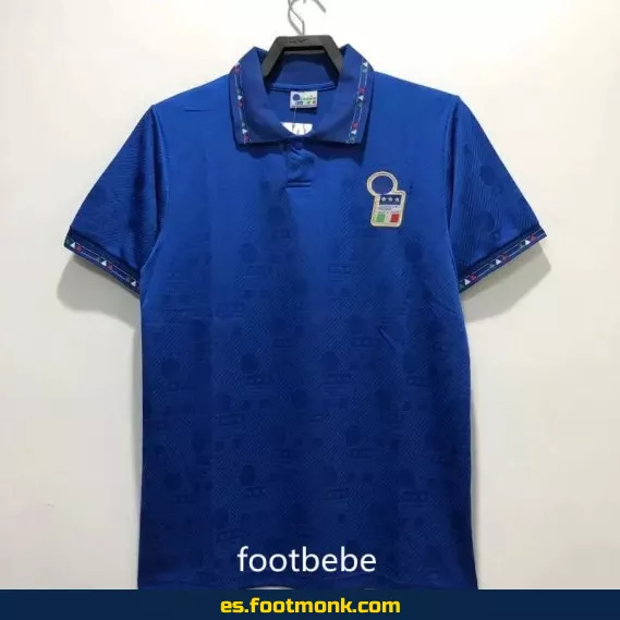 Camiseta Italia Vintage 1994 Local Azul – Edición Retro Oficial