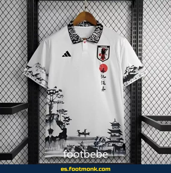 Camiseta Japón 2023-2024 Edición Especial con Diseño de Paisaje – Réplica Oficial