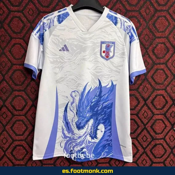 Camiseta de fútbol Japón 2024-2025 Dragón azul y blanco - Edición especial