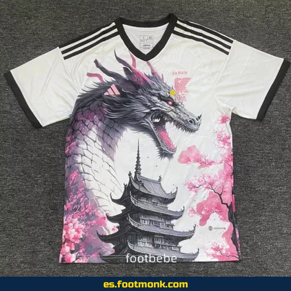 Camiseta Japón 2024-2025 Dragón Blanco - Edición Especial - Réplica Oficial
