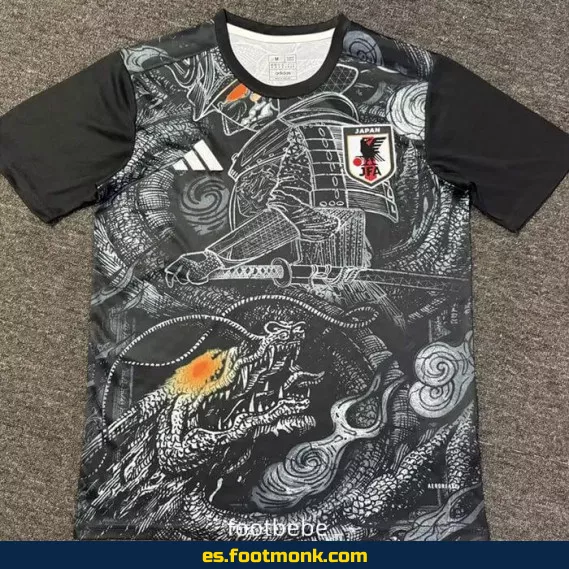 Camiseta de Entrenamiento Japón 2024-2025 Negra – Edición Oficial